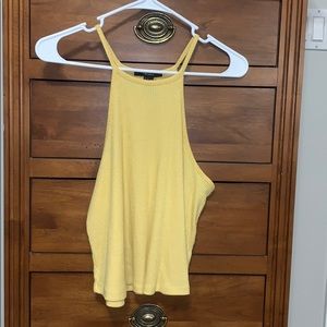 Yellow Forever 21 halter neck top